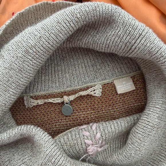 Anthropologie KNITTED & KNOTTED
Embroidered Petals Swing Dress Women's M - Picture 7 of 8